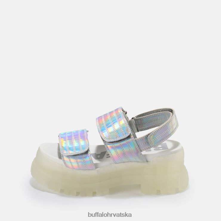 srebro Buffalo aspha snd sandala s platformom veganska |sandale TDD6T919